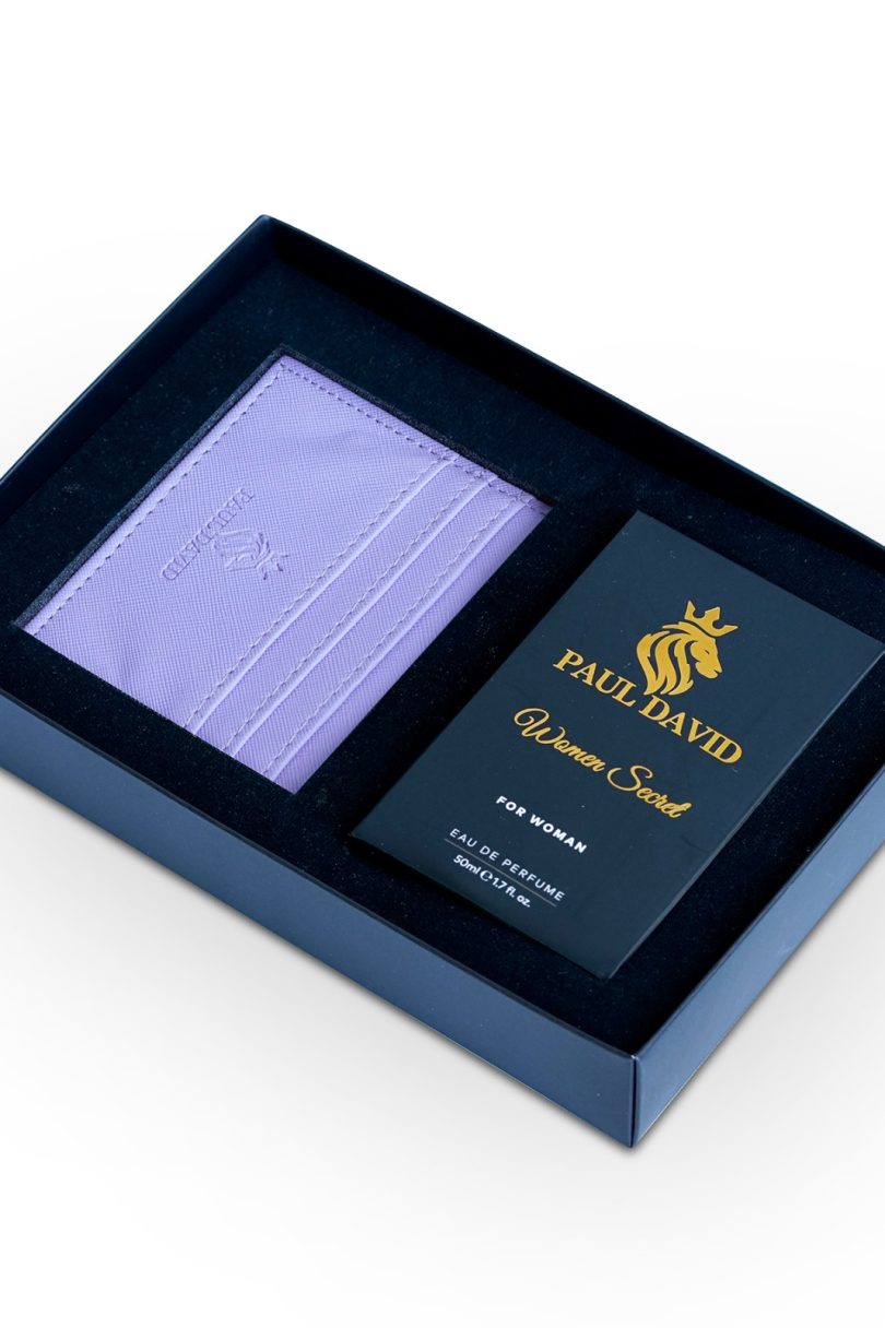 Orijinal Özel Kutulu 50 ml Kadın Lila Kartlık Parfüm Seti K 254